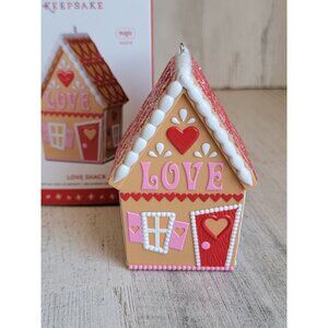 Hallmark Love Shack magic ornament Xmas Valentine's day